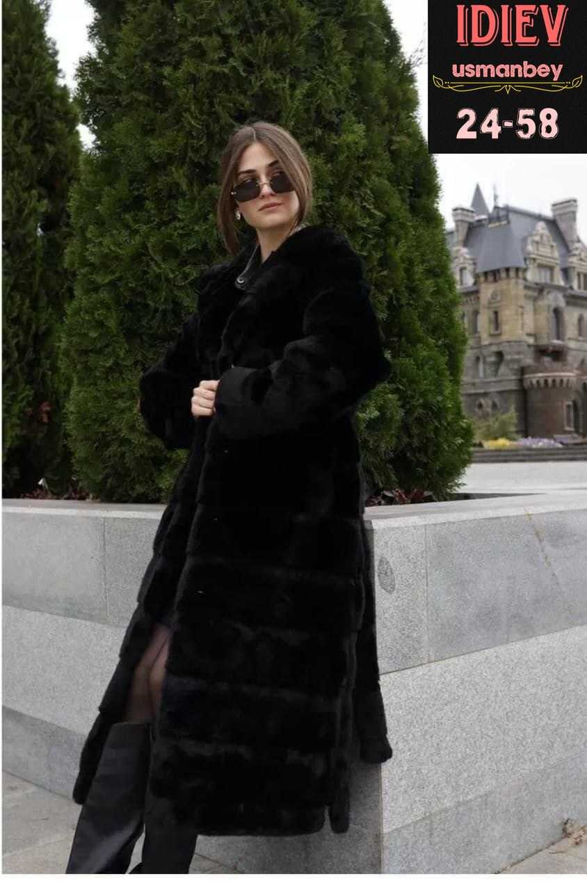 шуба женская,норковая шуба,шуба,шуба норковая модель w740 lama,шуба резервед черная