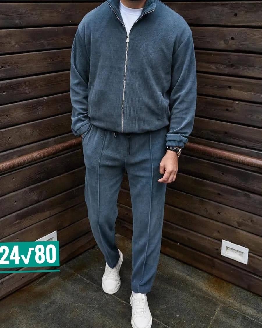 мужской спортивный костюм из вельвета,спортивный костюм мужской модный из микровельвета черного цвета,мужской вельветовый спортивный костюм,костюм спортивный мужской,вельветовый костюм мужской