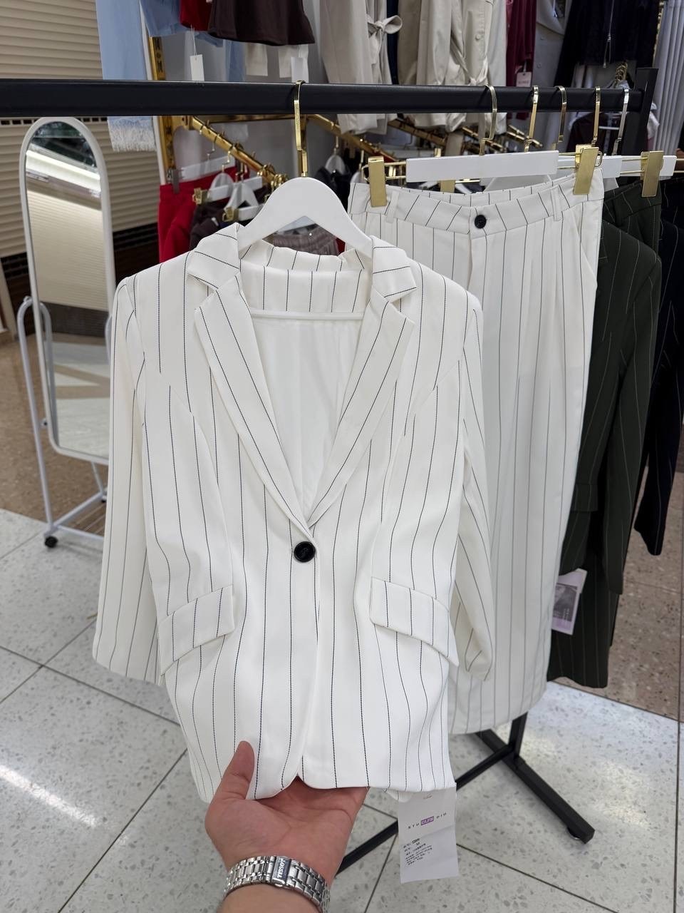 женский брючный костюм,жакет стильный,жакет,женский костюм,костюм брючный деловой двойка sua beleza