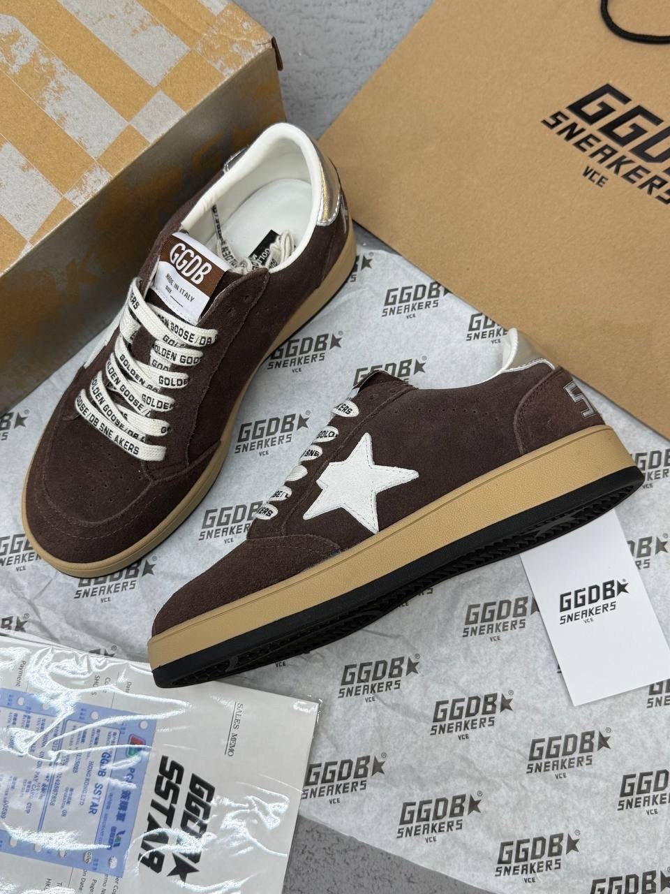 ,кроссовки bape sta,кроссовки bape,кроссовки golden goose wmns ball star 'brown white' коричневый,кроссовки женскиe