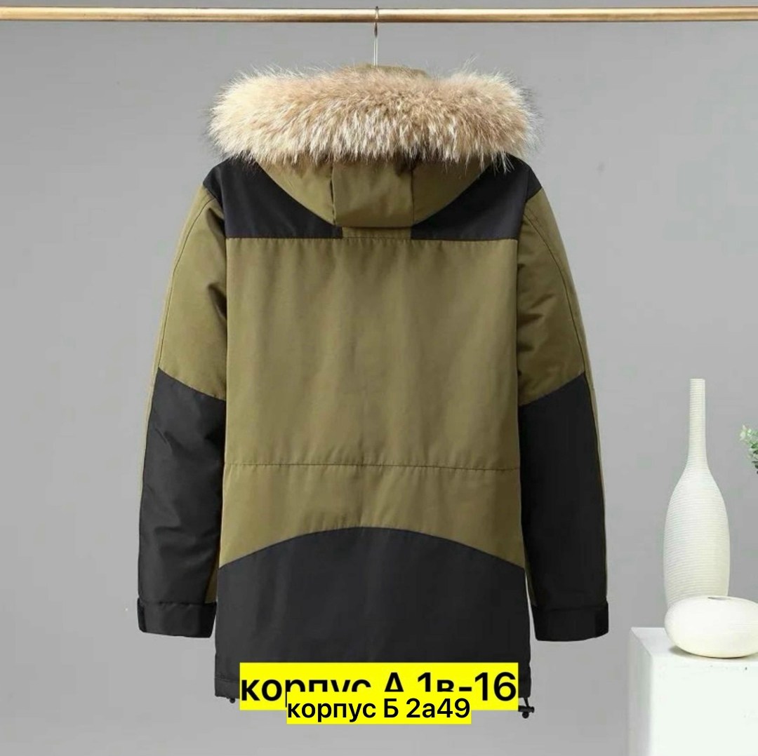 пуховики мужские,куртка зимняя,парка мужская,куртка зимняя мужская удлиненная с мехом хаки цвета 2159-1ts, 52,куртка зимняя mtforce мужская удлиненная с мехом цвета хаки