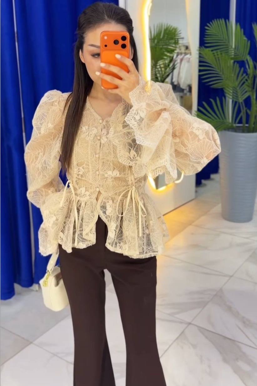 кружевная блузка,женская кружевная блузка,блузка модная,кружевная блузка нарядная disorelle,блузка с оборками