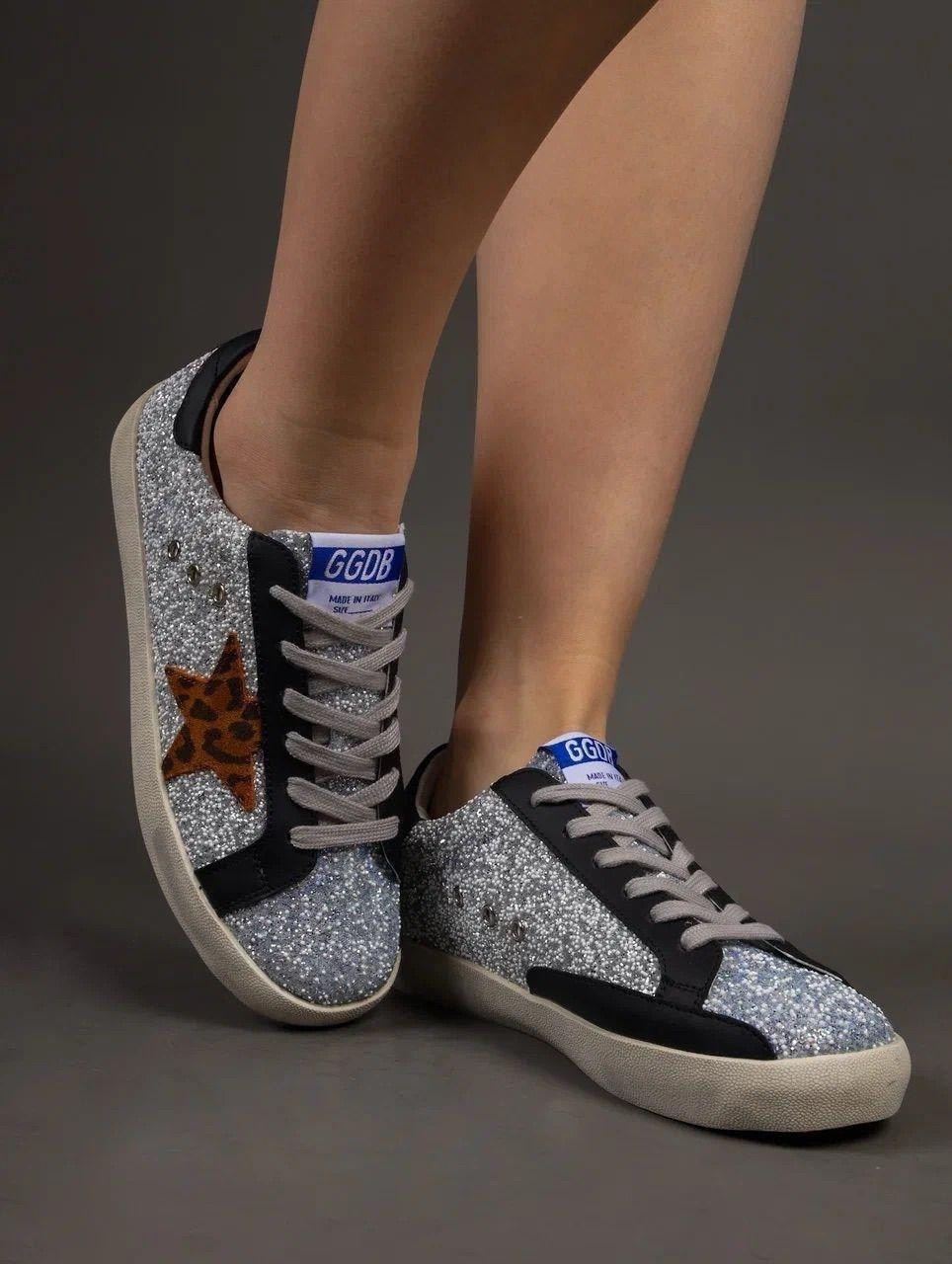 ,кеды golden goose,женские кеды,кроссовки golden goose,golden goose кеды блестящие