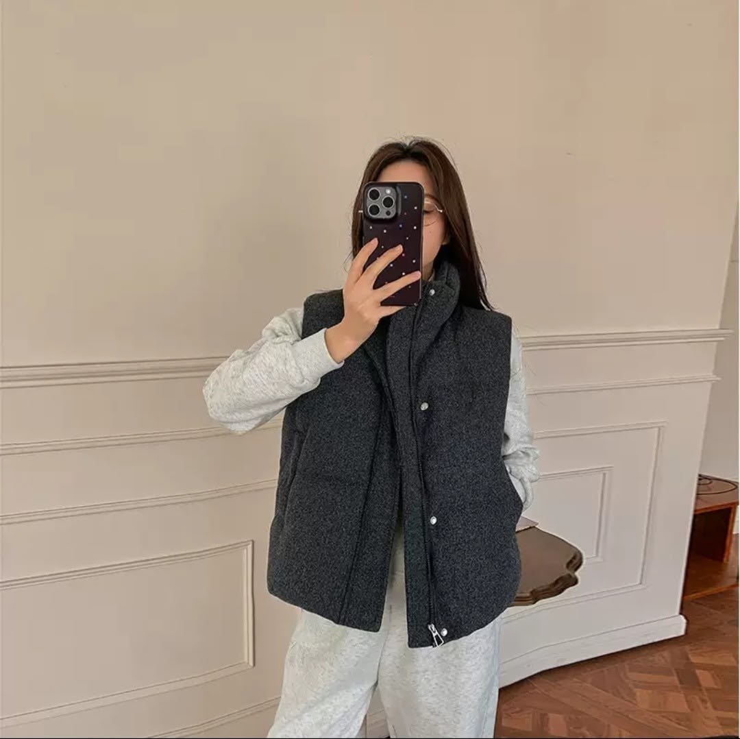 жилетка женская,жилет женский,теплый жилет,двусторонний жилет,жилет серый