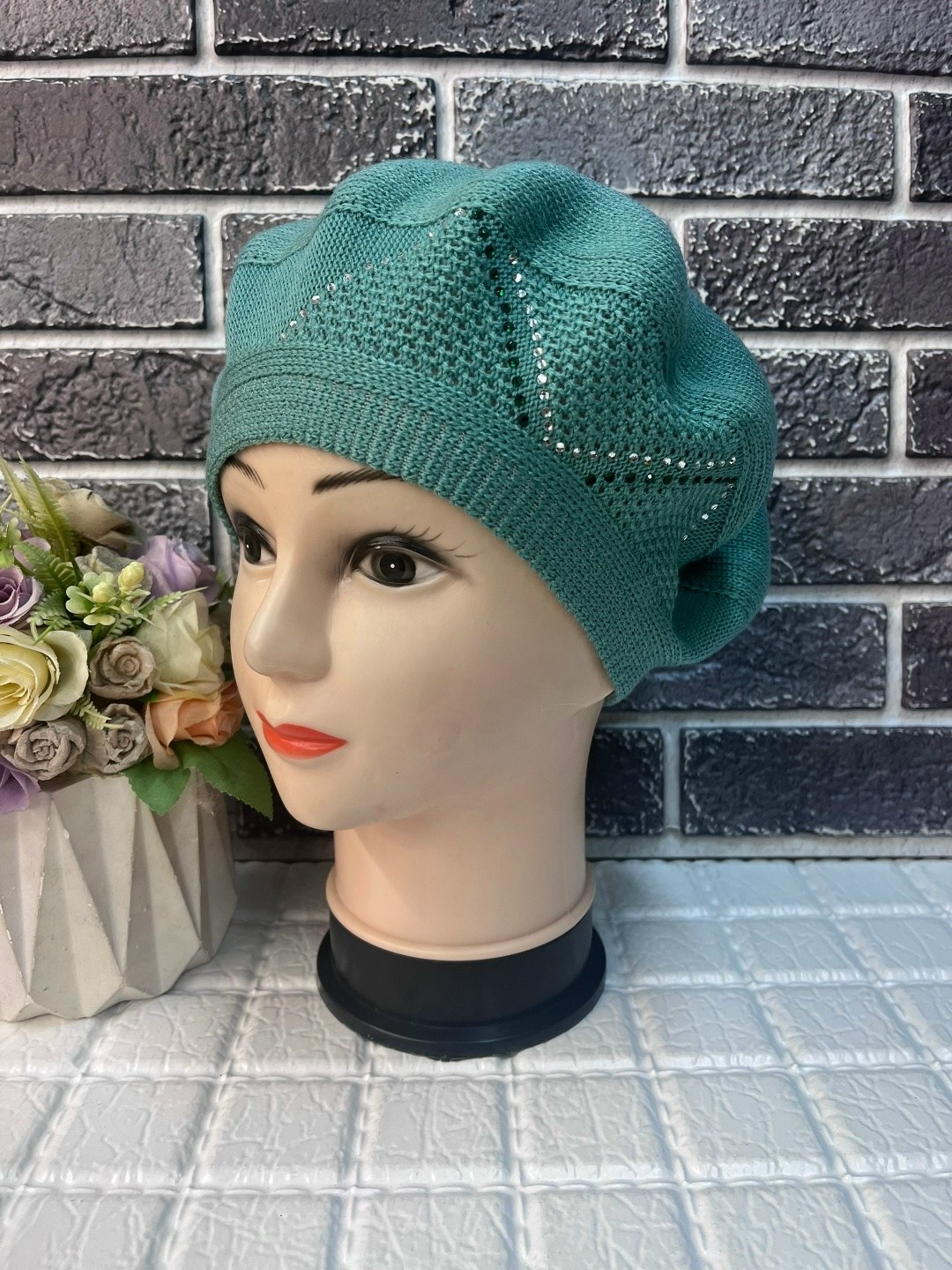 берет женский,шапка для женщин,женская шапка,берет двойной,беретка женская