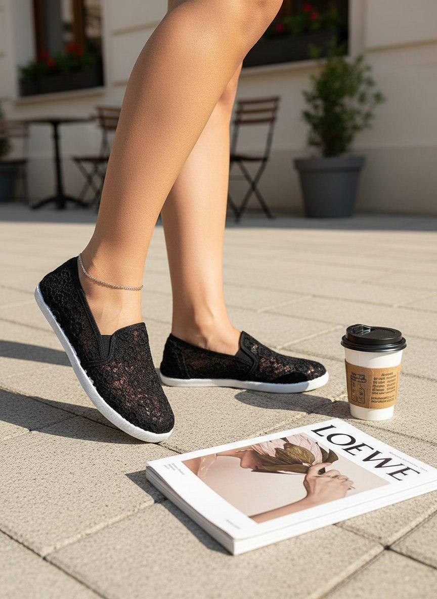 ,слипоны женские, женская, повседневные,слипоны сетка