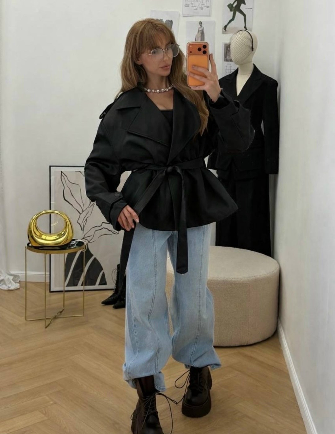 модное пальто,куртка тренч,короткий тренч,женский тренч