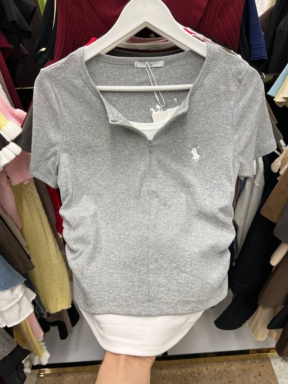 женская футболка,футболка поло женская,футболка-поло на замке,поло кофта,футболка поло polo ralph lauren