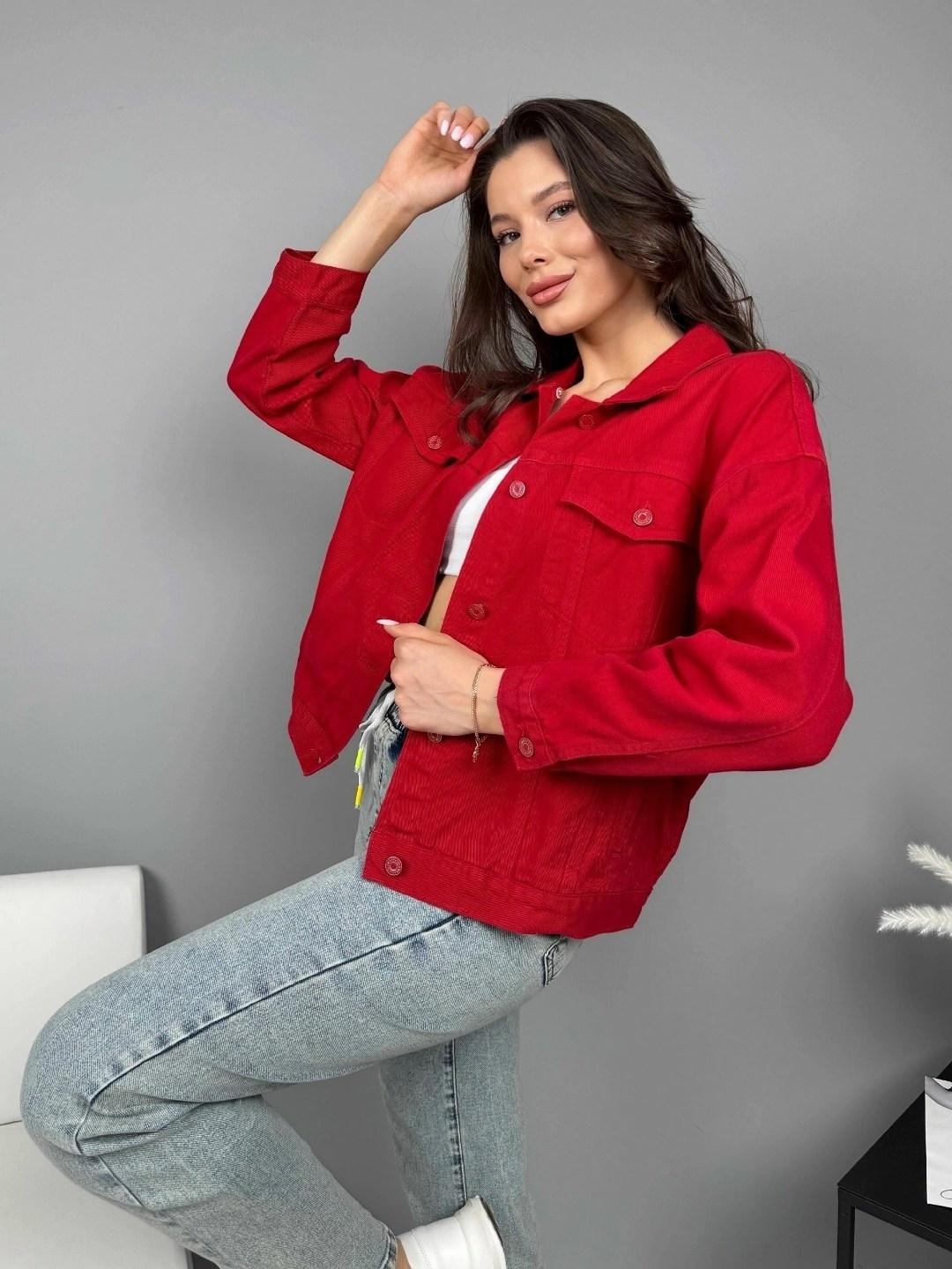 джинсовая куртка,женские джинсовые куртки,куртка джинсовая укороченная бомбер оверсайз tavana,куртка джинсовая женская оверсайз,куртка джинсовая укороченная