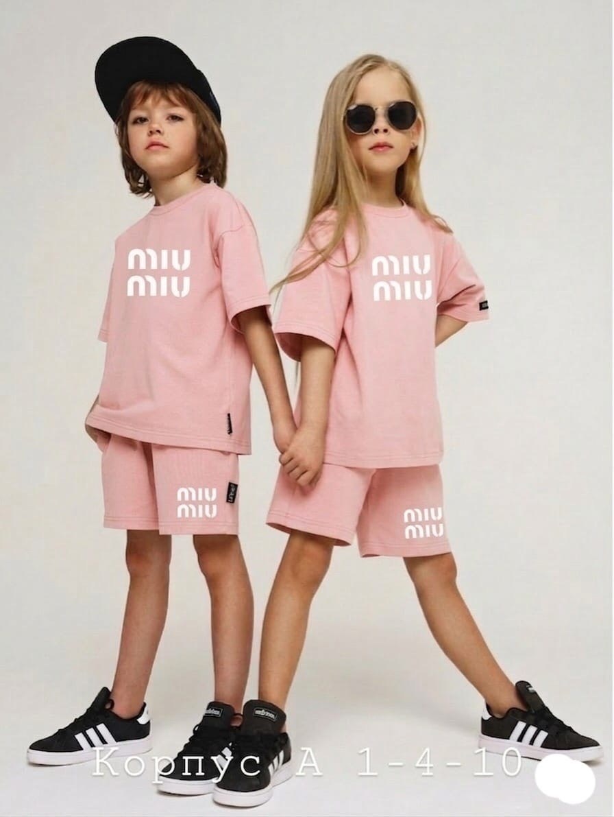 трикотажный костюм с шортами,костюм с шортами летний,летние костюмы,трикотажный костюм с шортами и футболкой,комплект одежды девочке