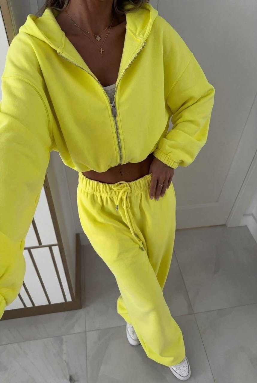 костюм на флисе,костюм спортивный женский,костюм женский,костюм желтый,cпортивный костюм женский на флисе