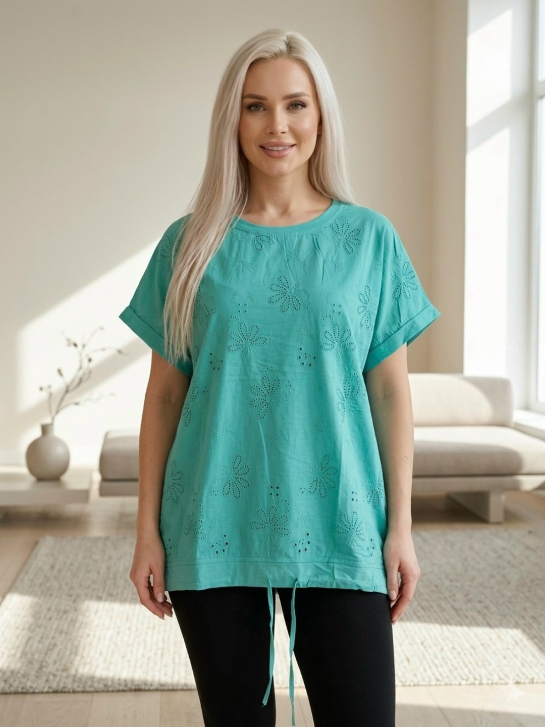 блуза,блуза женская,джемпер бирюзовый,блуза lt collection,блуза бирюзовый ajour 01152093