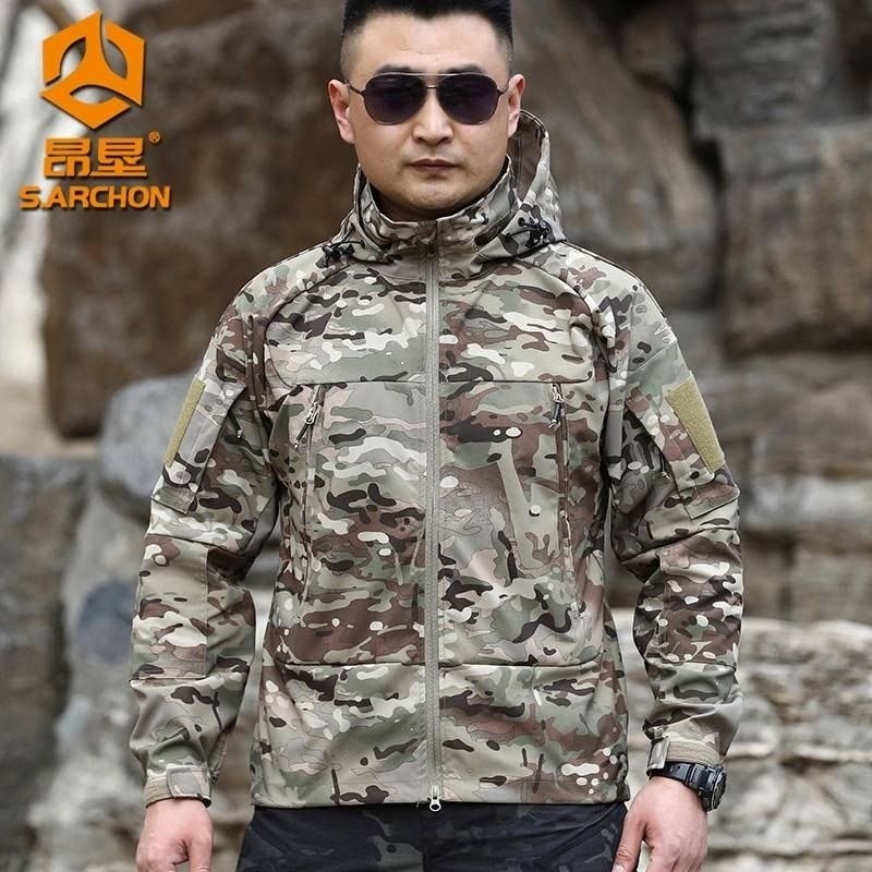 куртка камуфляжная,тактическая куртка,мужская тактическая куртка,водонепроницаемый камуфляж куртка,военная куртка