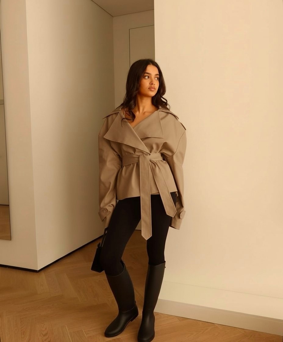 модное пальто,куртка тренч,короткий тренч,женский тренч