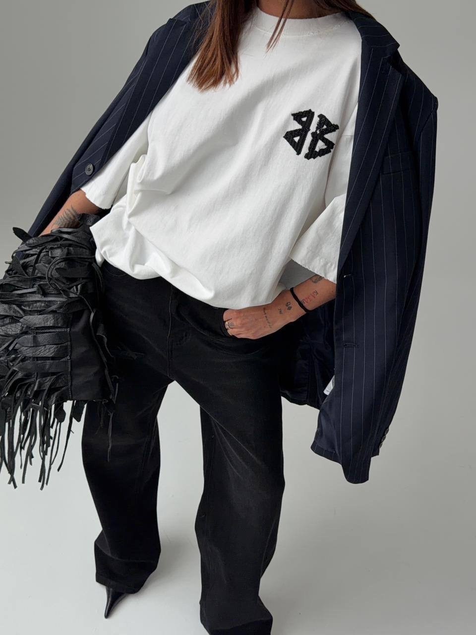 оверсайз футболка,стильная одежда,