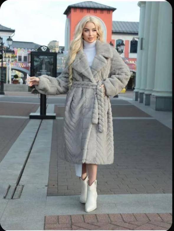 шуба длинная экомех серая 110см yana furs,шуба искусственная из экомеха a.g.g. furs,шуба искусственная длинная под норку kosmoshop,шуба искусственная длинная,шуба искусственная