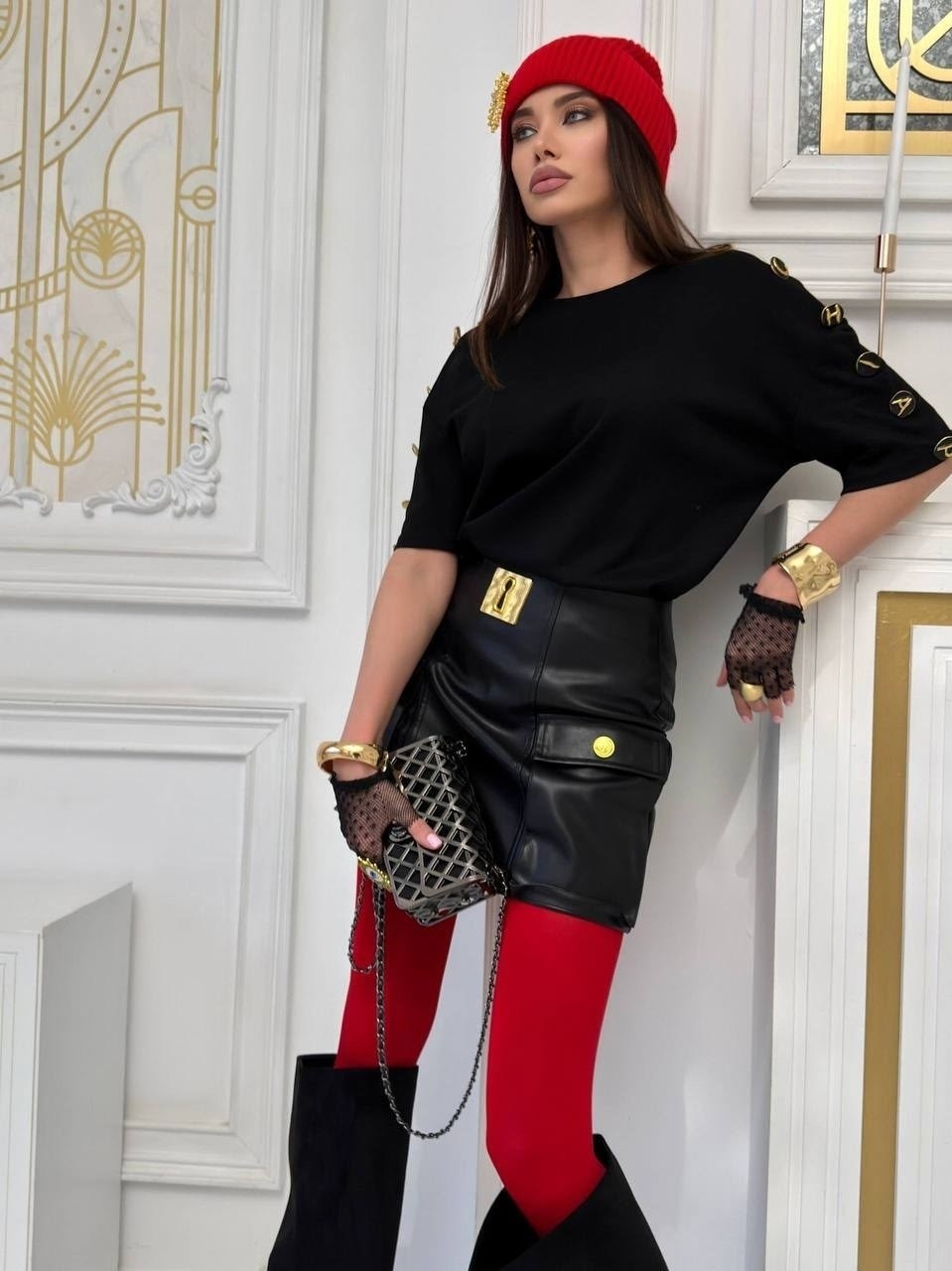 юбка из экокожи,юбка из экокожи мини,столик интерьерный,юбка totallook