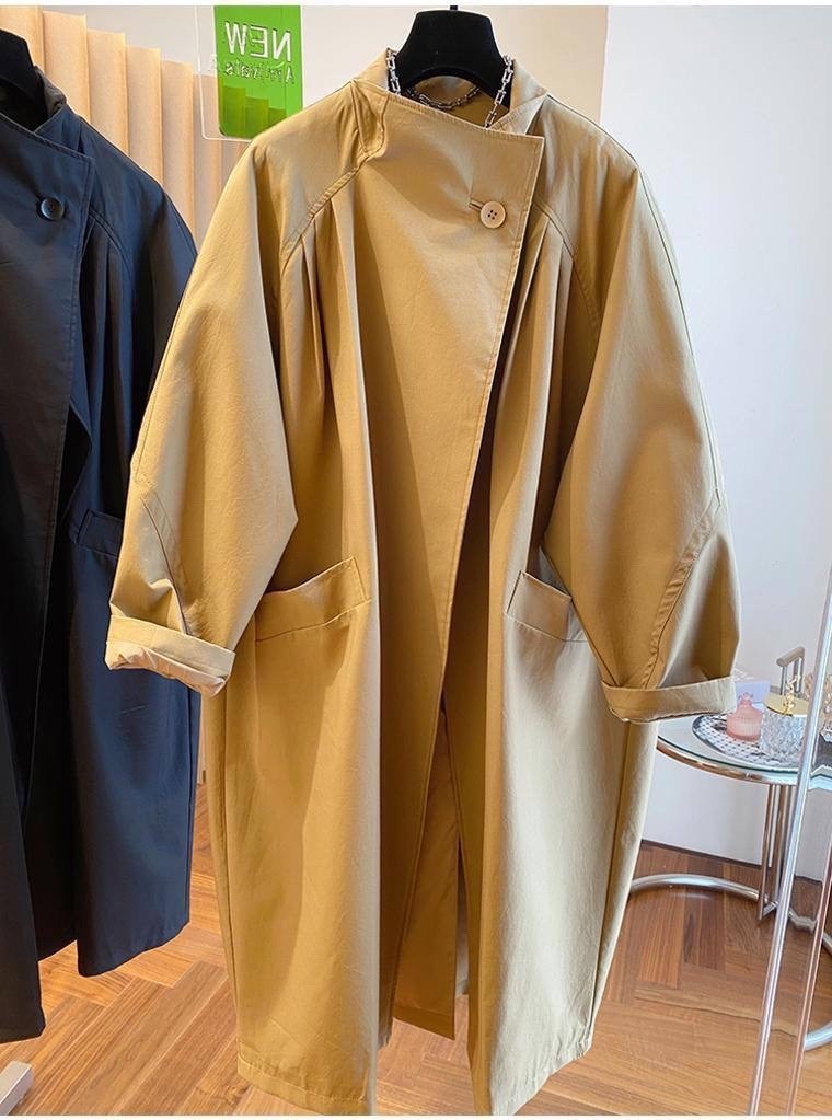 плащ с воротником стойкой,плащ средней длины,плащ модный,женские плащи,пальто модное