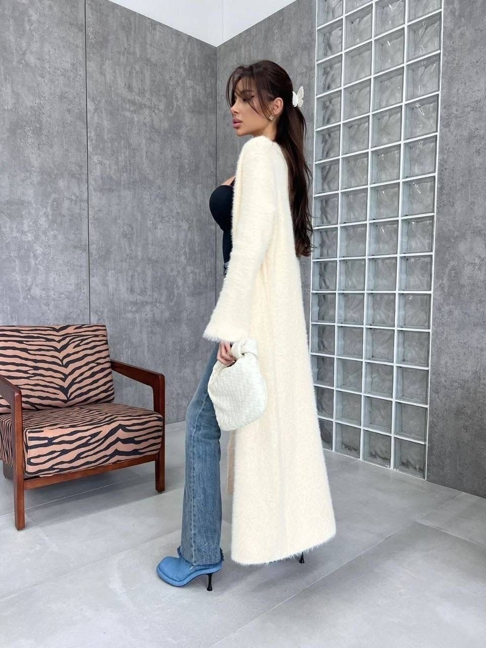 кардиган длинный пушистый max harmony,кардиган длинный пушистый,кардиган,длинный кардиган,кардиган женский длинный