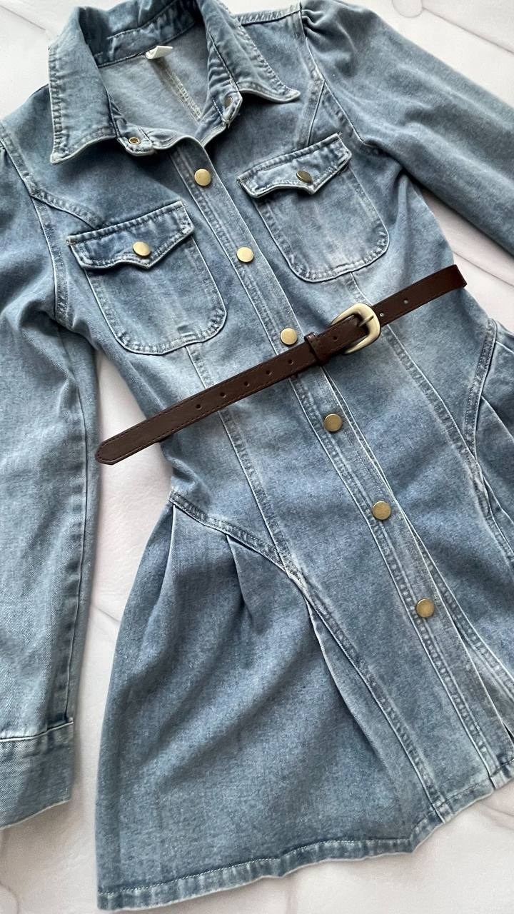 джинсовое платье,женское джинсовое платье,женское джинсовое платье sitmcf,модное женское джинсовое платье с длинными рукавами,джинсовое платье с длинными рукавами