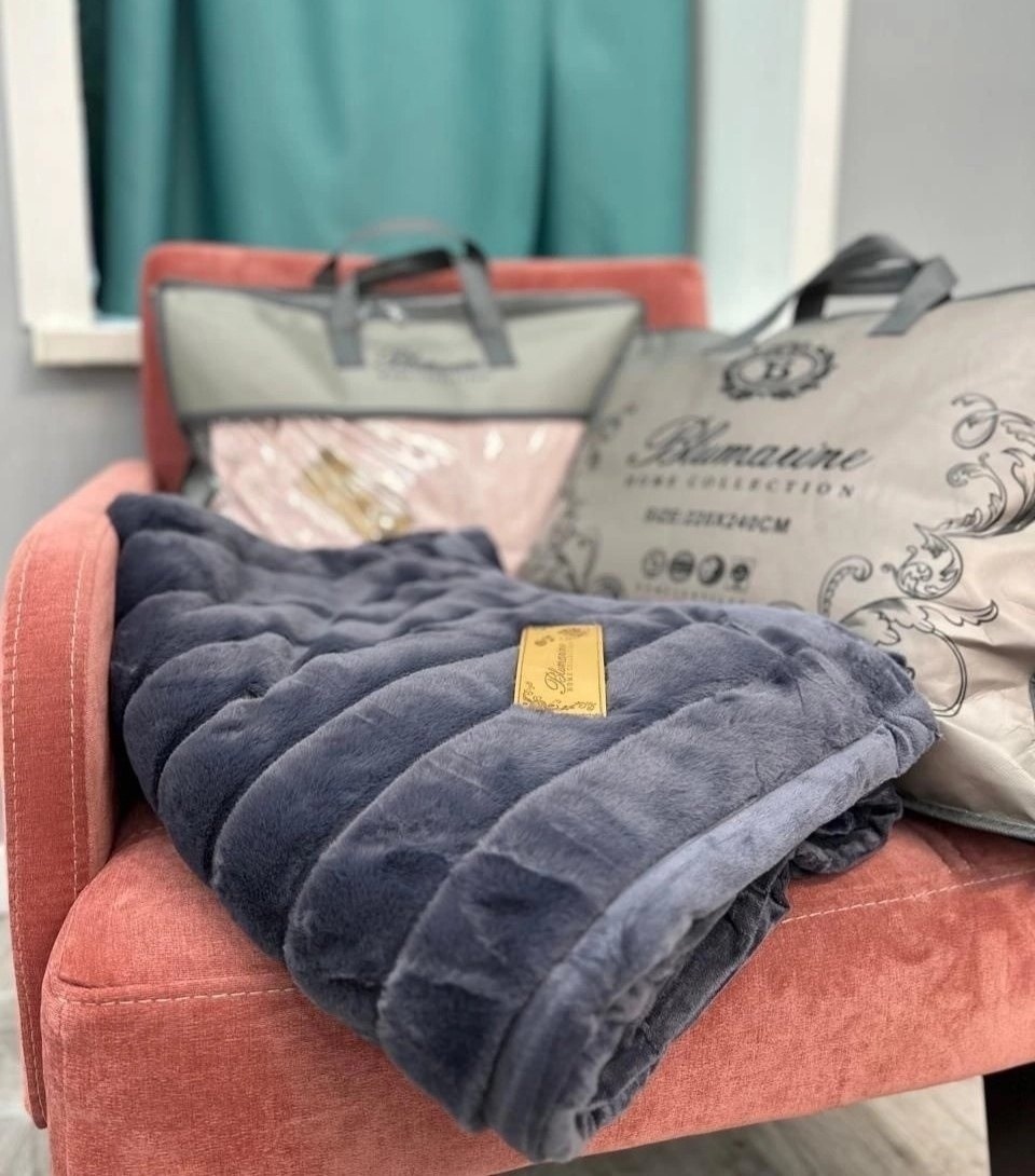 плед blumarine,меховой плед,плед плюшевый двусторонний,плед,покрывало плед