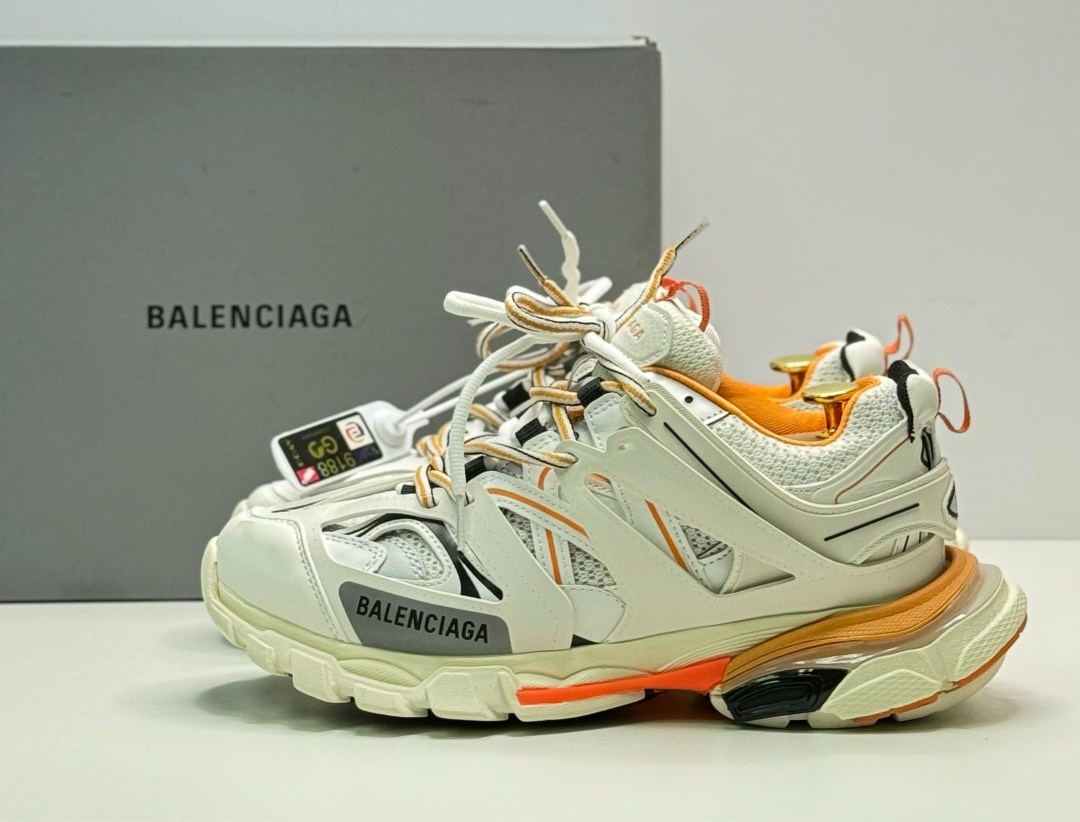 balenciaga track white orange,кроссовки balenciaga track,баленсиага трек кроссовки мужские,кроссовки balenciaga,balenciaga трек мужчин белый и оранжевый кроссовки