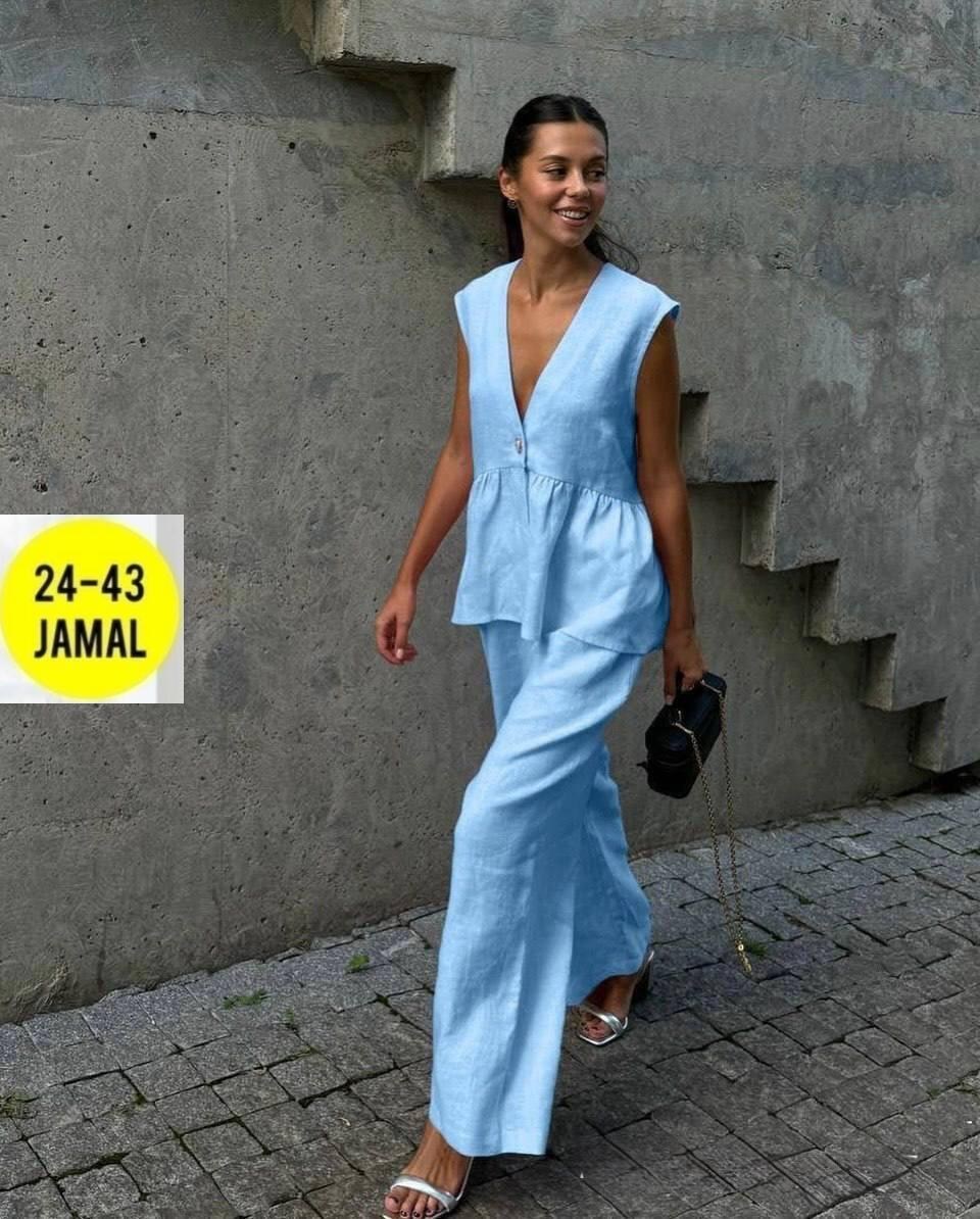 костюм женский с жилеткой,костюм женский летний,костюм женский льняной,костюм льняной летний,стильные костюмы