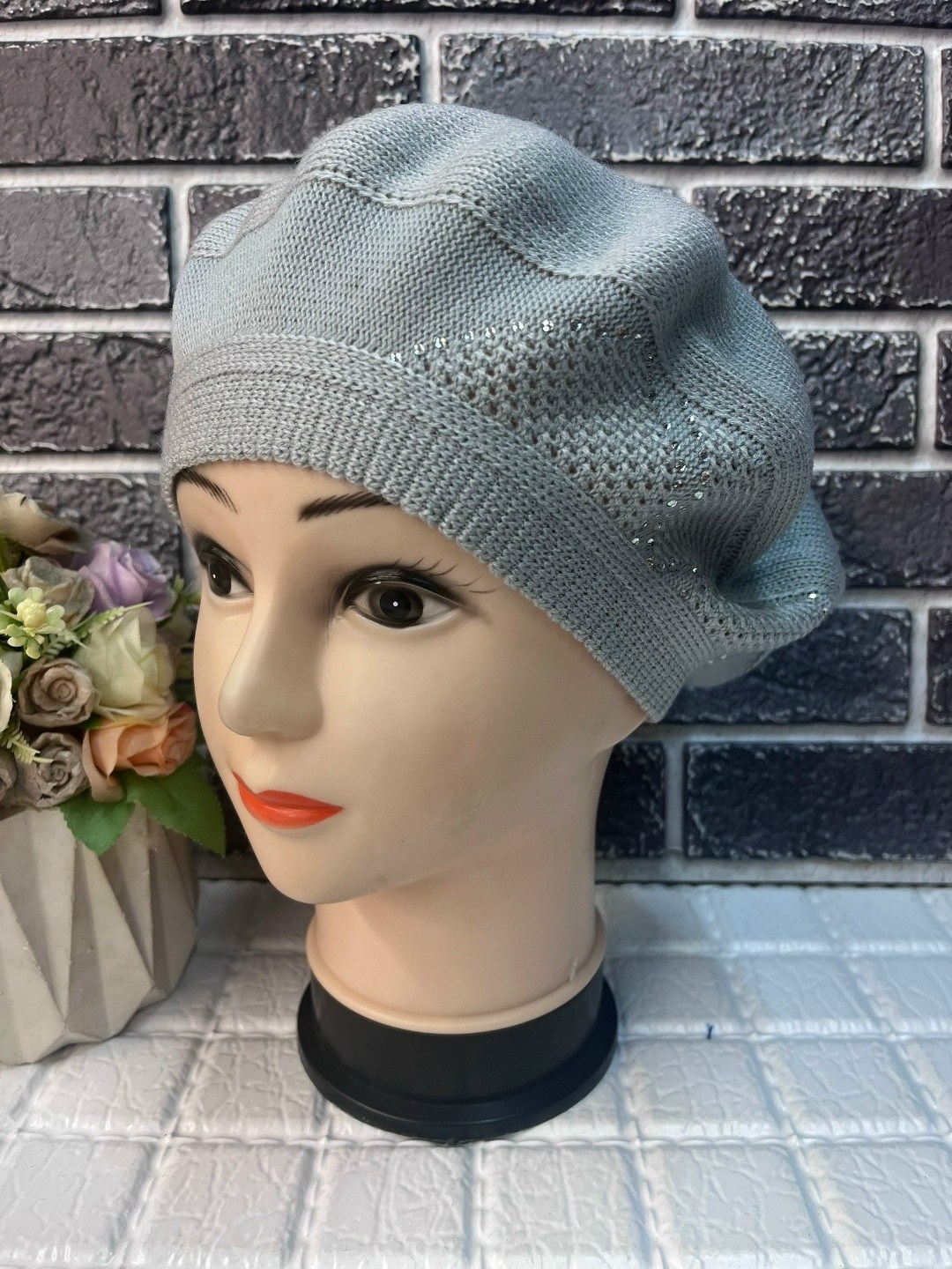 берет женский,шапка женская,берет демисезонный вязаный,шапка для женщин,берет женский вязаный