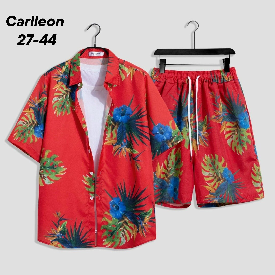 костюм пляжный мужской из рубашки с коротким рукавом и шортов в гавайском стиле для отпуска,мужская гавайская рубашка,гавайский мужской комплект рубашки с 3d принтом,пляжный костюм,мужская мода