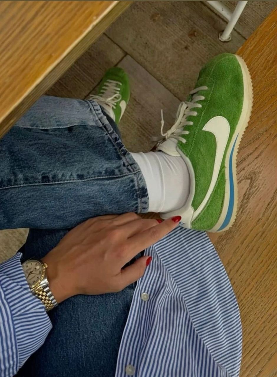 nike cortez green,кроссовки,nike classic cortez,кроссовки nike,найк кортес зеленый