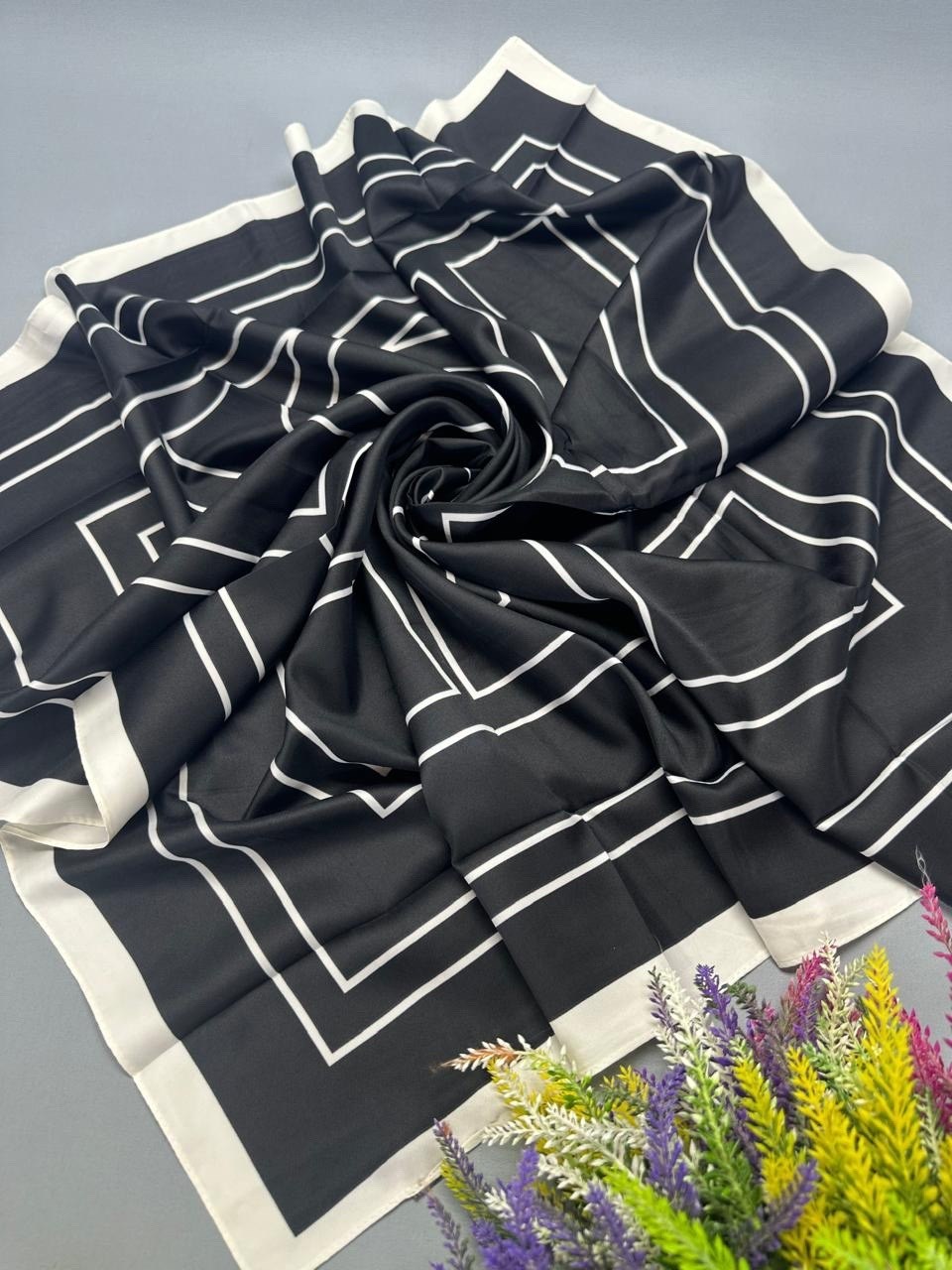 женский шелковый шарф,шелковый шарф,платок в полоску,платки шелковый на голову и шею,шарф женские