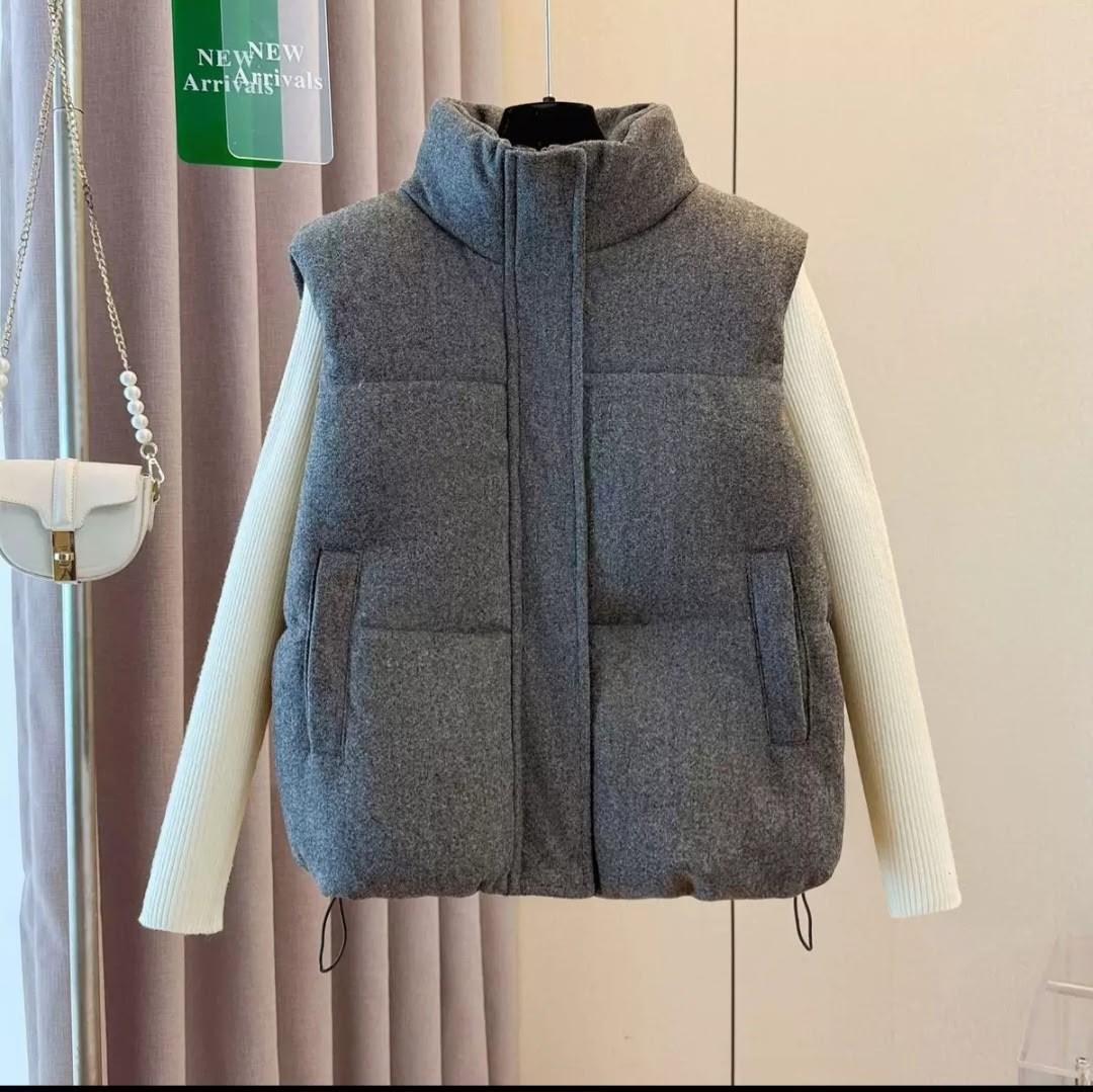 жилетка женская,жилет женский,теплый жилет,двусторонний жилет,жилет серый