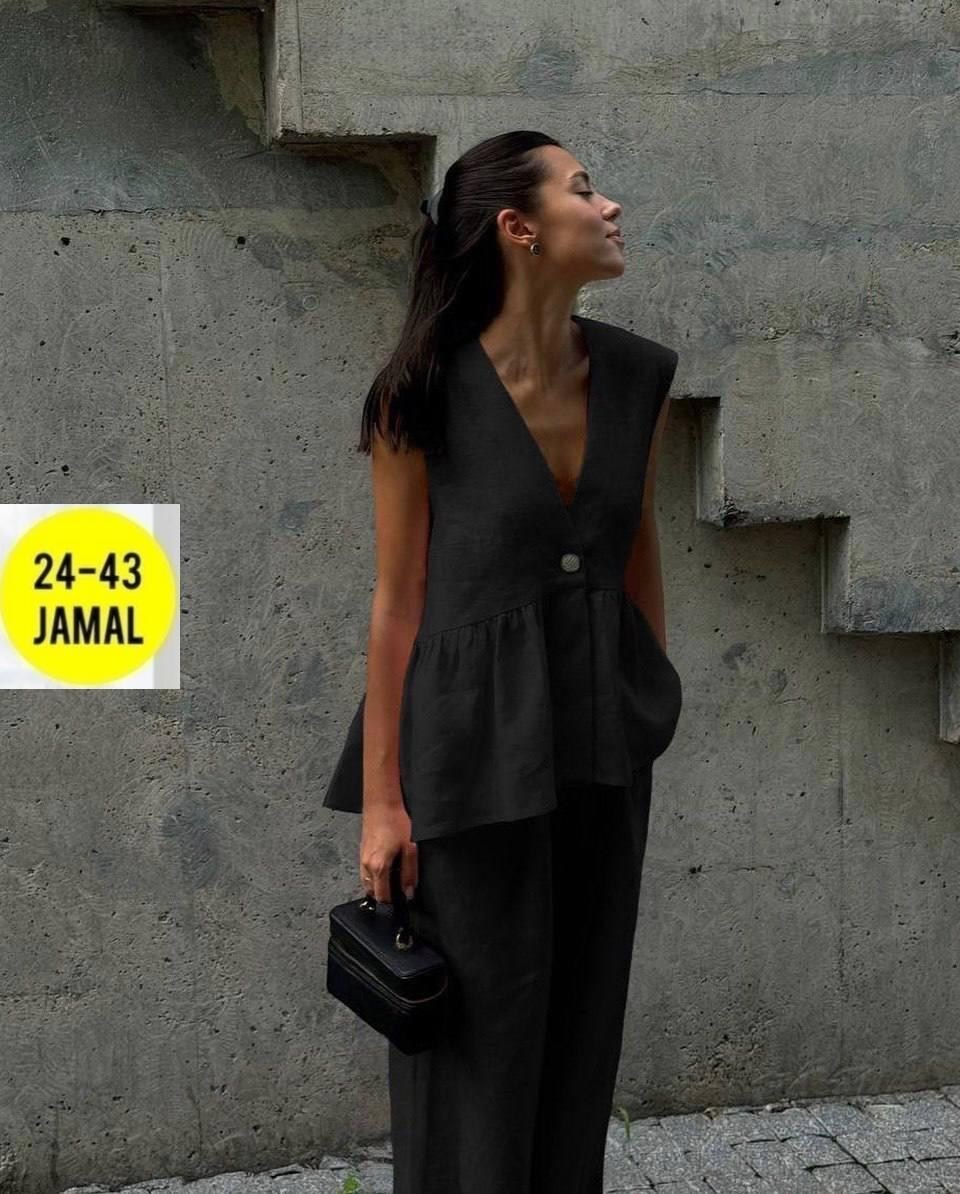 костюм женский с жилеткой,костюм женский летний,костюм женский льняной,костюм льняной летний,стильные костюмы