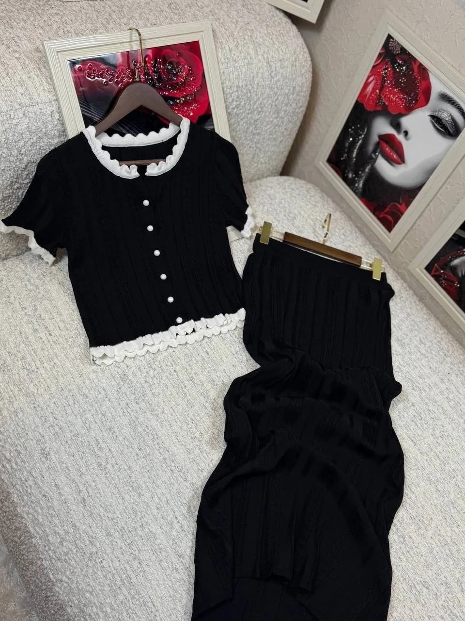 платья вязаная,трикотажные костюмы,костюм с юбкой,женский трикотажный комплект,женский трикотажный комплект из двух предметов