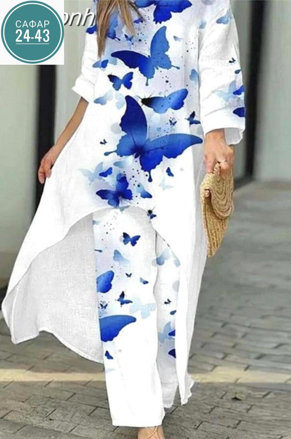 костюм с принтом,,модные наряды,женские костюмы,платье женской