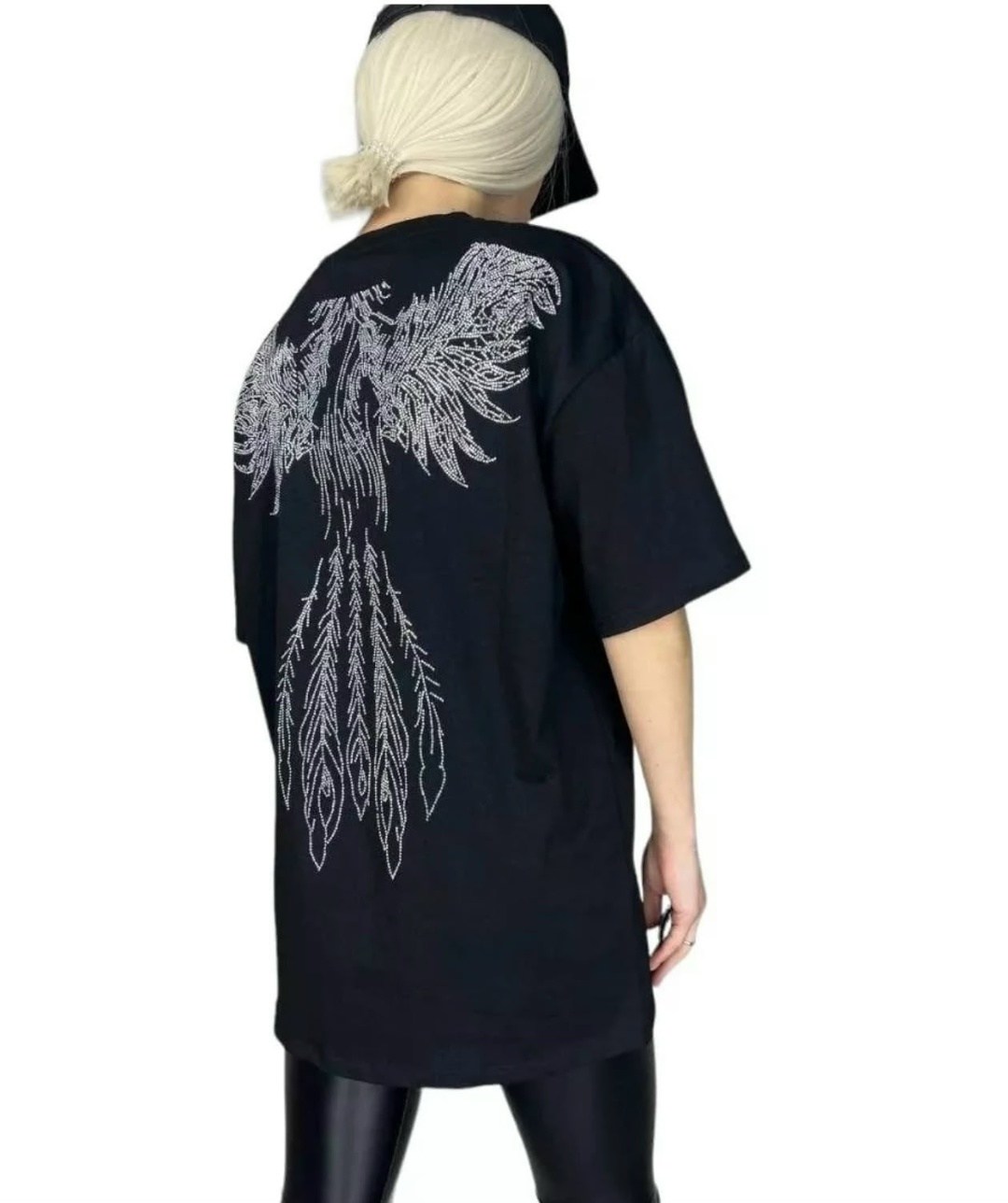 футболки женская оверсайз,футболка базовая со стразами оверсайз,футболка оверсайз со стразам,футболка женская,футболка женская со стразами