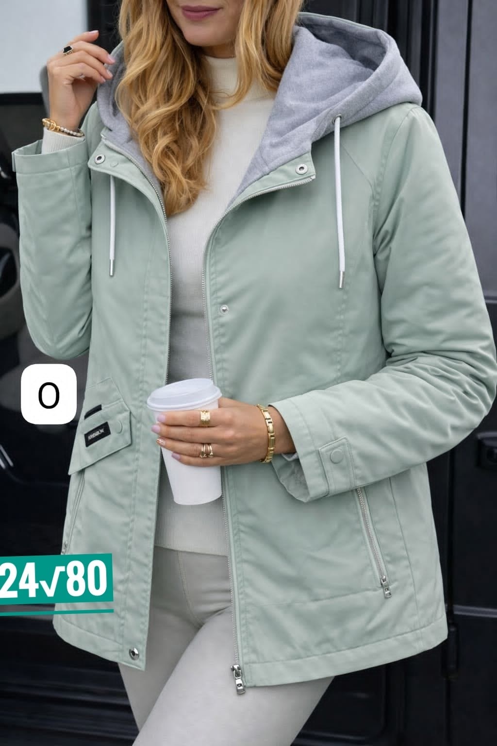 куртка женская демисезонная с капюшоном удлиненная,куртка демисезонная с капюшоном mi&mi 203231077,куртка женская бежевая,куртка женская демисезонная с капюшоном,куртка женская демисезонная