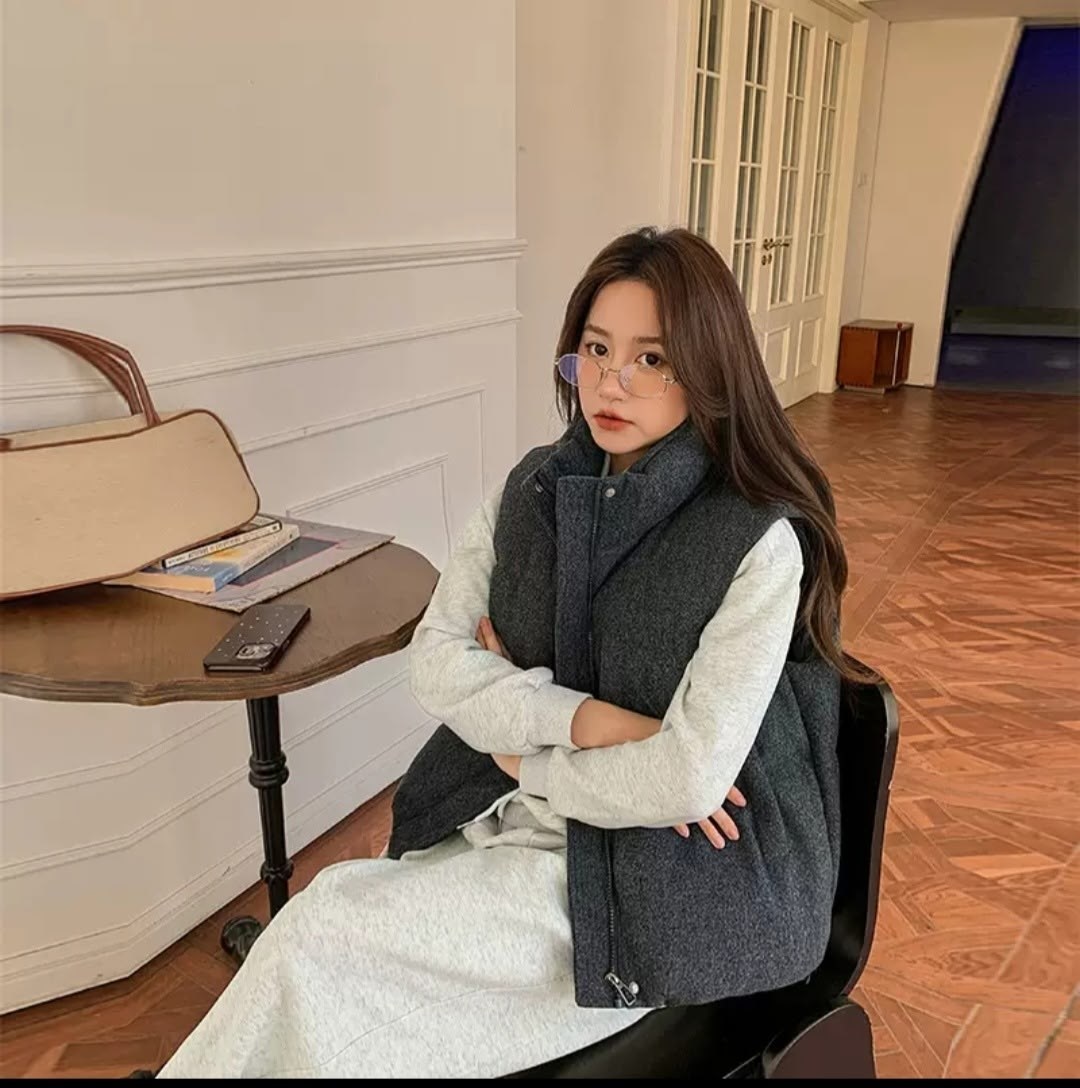 жилетка женская,жилет женский,теплый жилет,двусторонний жилет,жилет серый