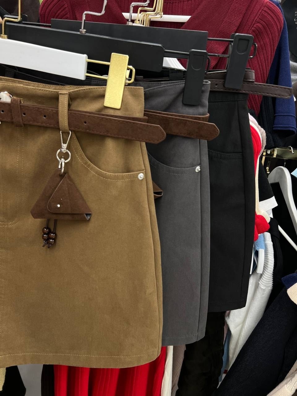 замшевая юбка,юбка с поясом,вельветовая юбка,юбка в корейском стиле,юбка