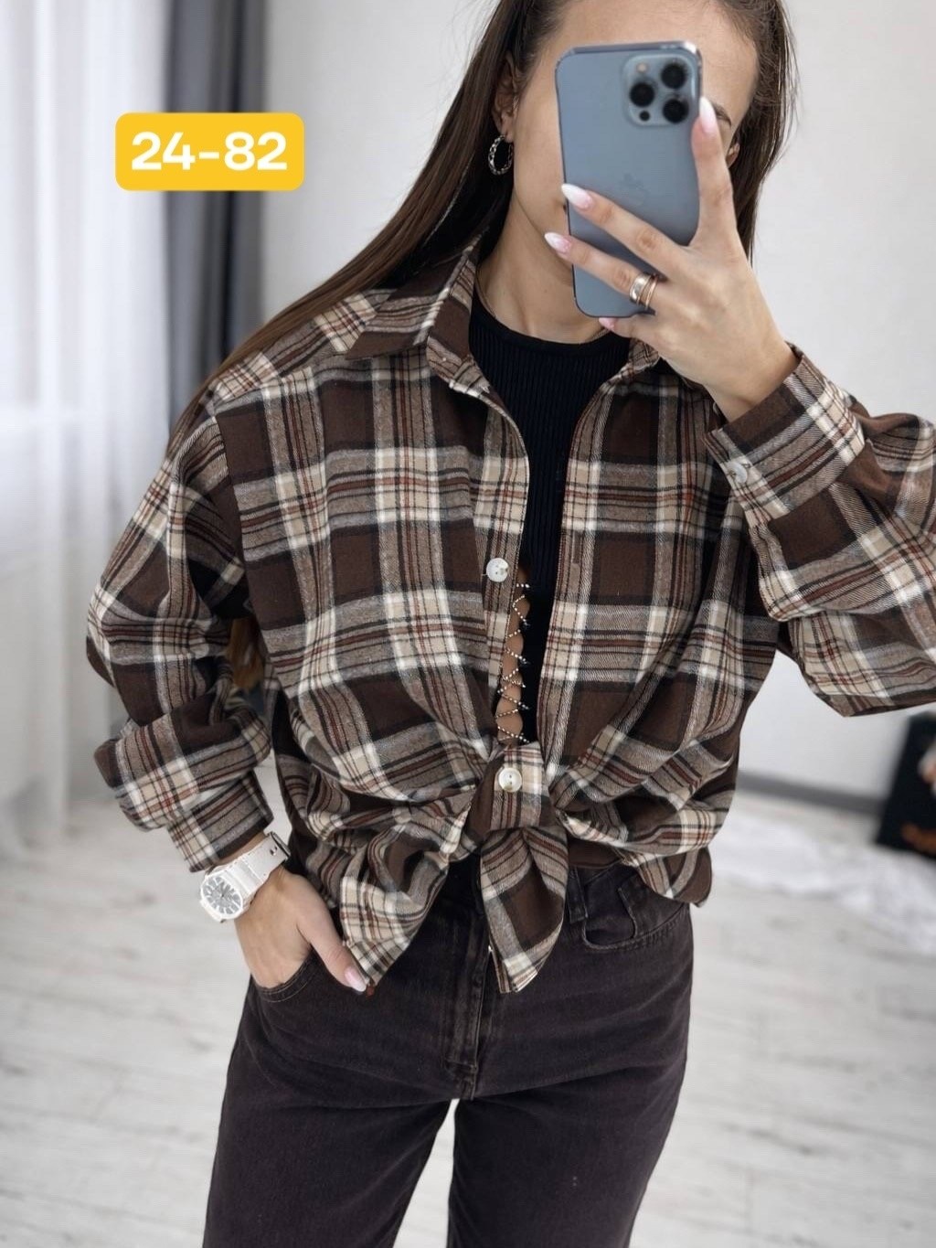 рубашка в клетку женская оверсайз,женская рубашка в клетку,рубашка в клетку,рубашка теплая оверсайз в клетку betrendy wear,рубашка в клетку оверсайз удлиненная