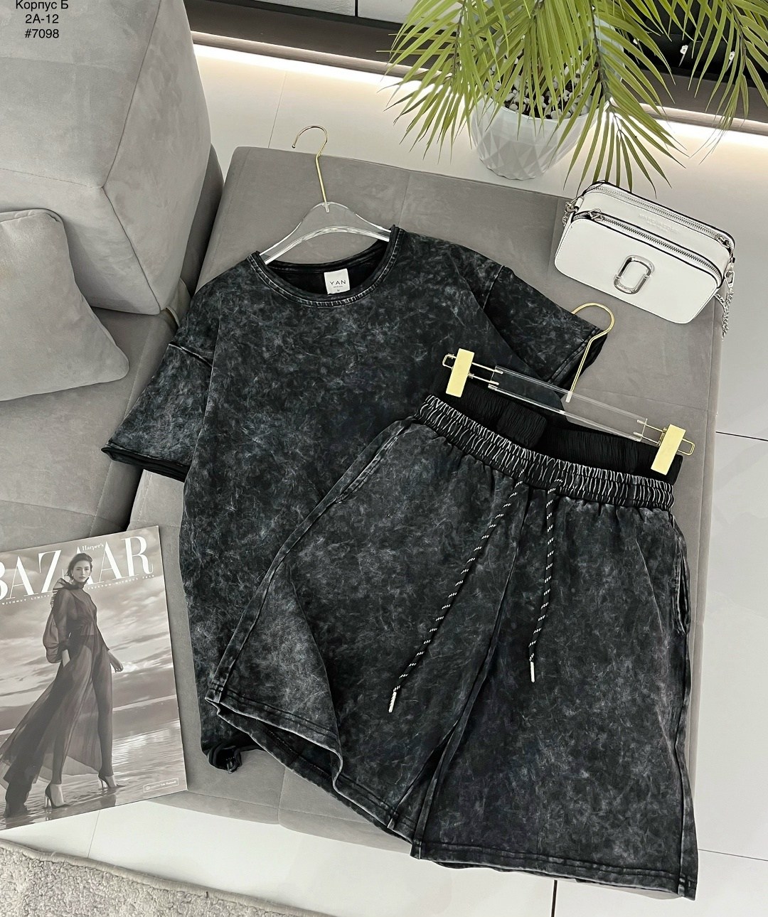 футболка оверсайз варенка серая 2man 538234492,футболка оверсайз варенка,футболка оверсайз,футболки женская,костюм женский