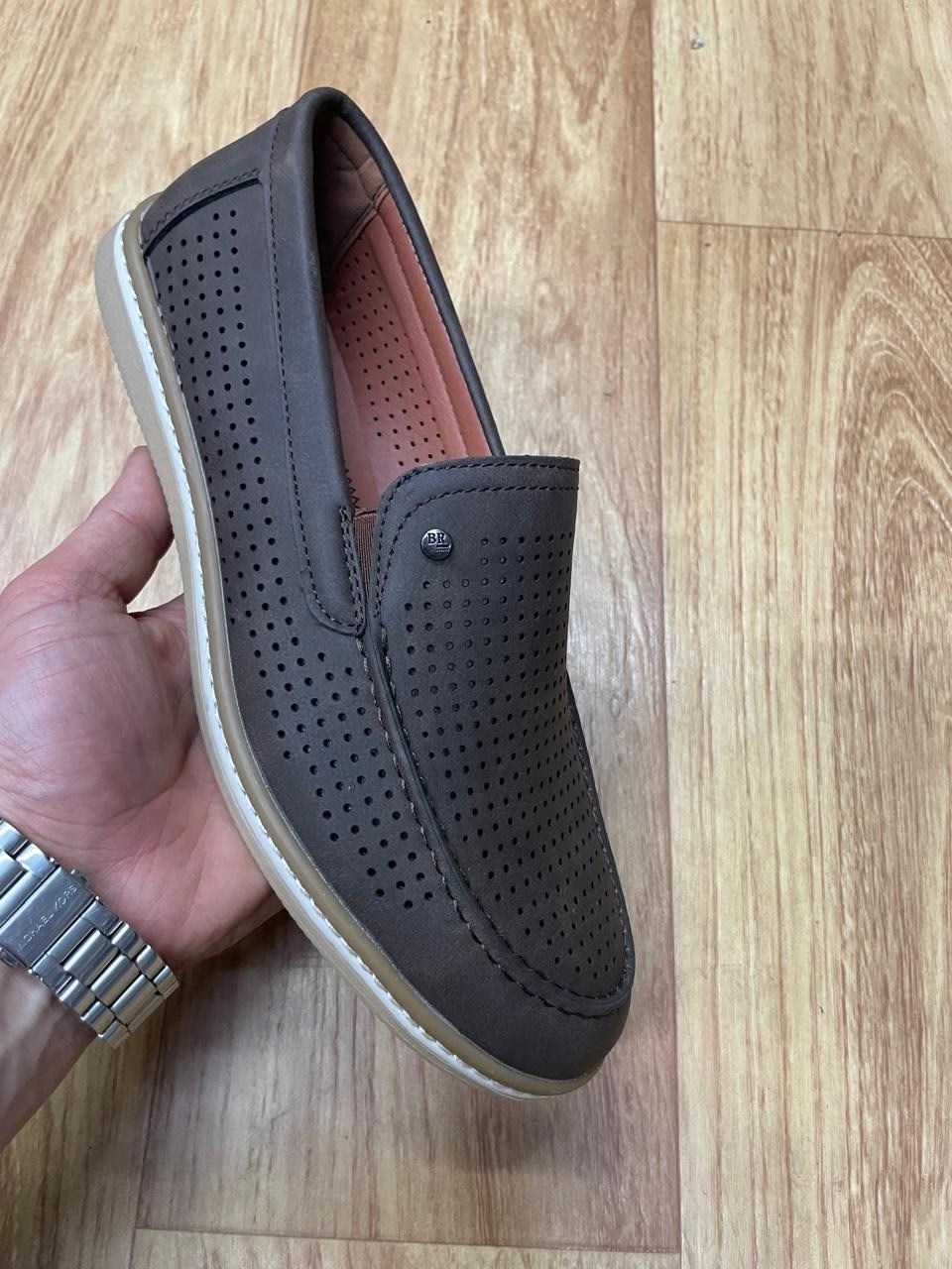 ,мокасины с перфорацией,мокасины натуральная кожа ierdi,мокасины мужские,мокасины