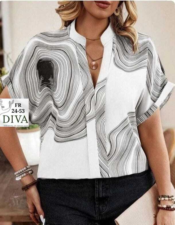 блузка женская модная,блузка женская,блузка больших размеров женская,женская блуза,блузка повседневная