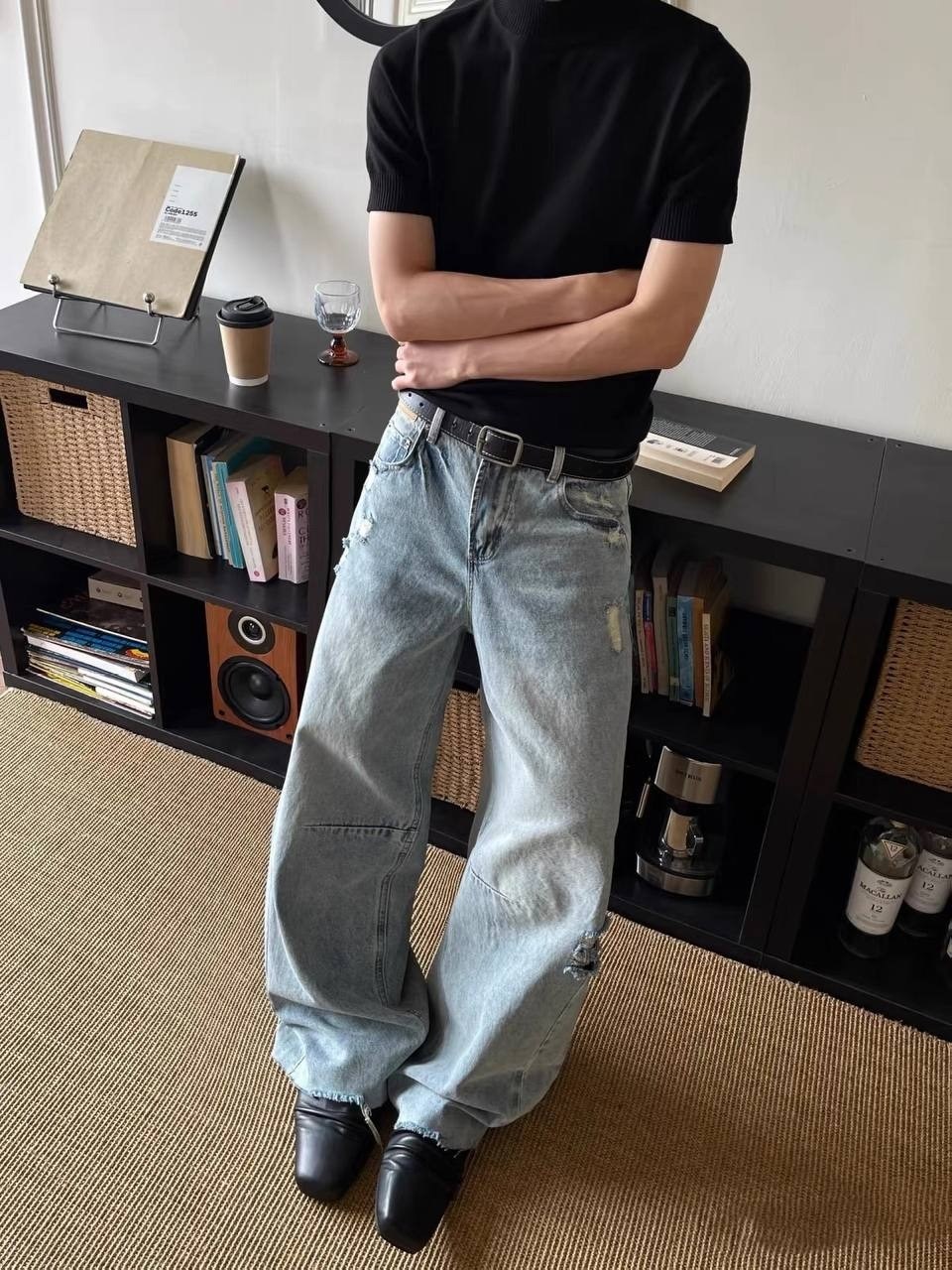 джинсы мужские,мужские джинсовые брюки,широкие джинсы,джинсовые брюки,джинсы мужские широкие