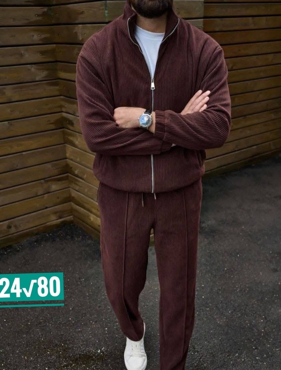 мужской спортивный костюм из вельвета,спортивный костюм мужской модный из микровельвета черного цвета,мужской вельветовый спортивный костюм,костюм спортивный мужской,вельветовый костюм мужской