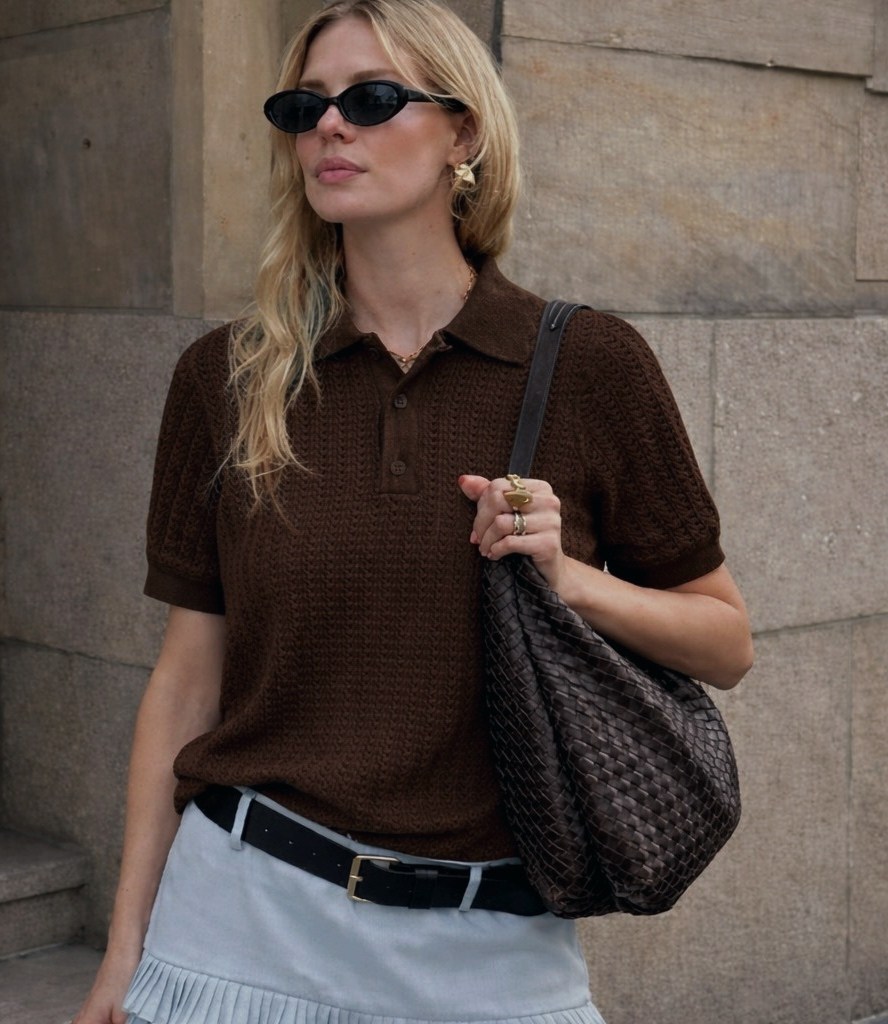 вязаное поло,бежевый джемпер,кофта поло,джемпер поло,вязаное поло женское