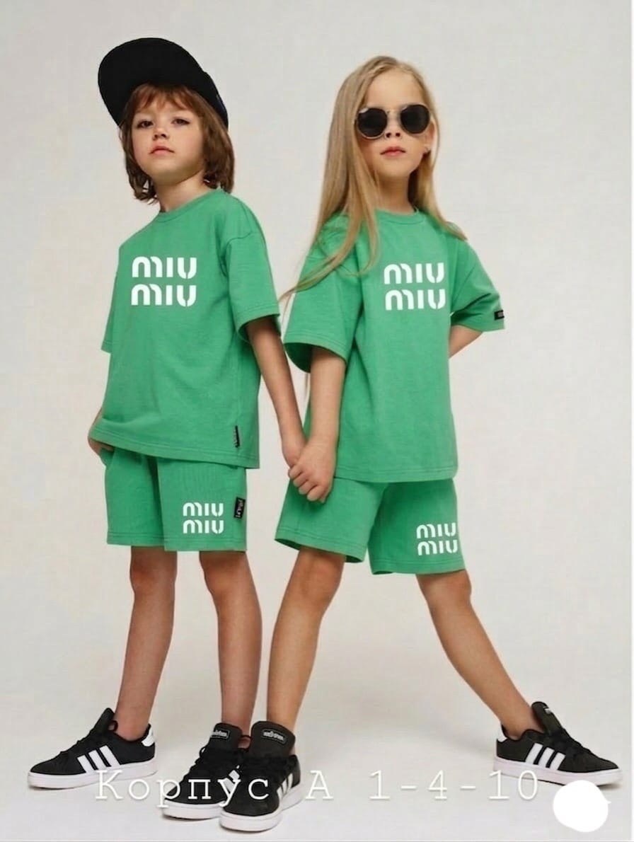 трикотажный костюм с шортами,костюм с шортами летний,летние костюмы,трикотажный костюм с шортами и футболкой,комплект одежды девочке