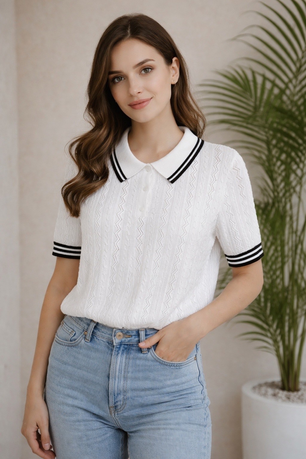 кофта поло,женская кофта,кофточка,джемпер поло,трикотажные