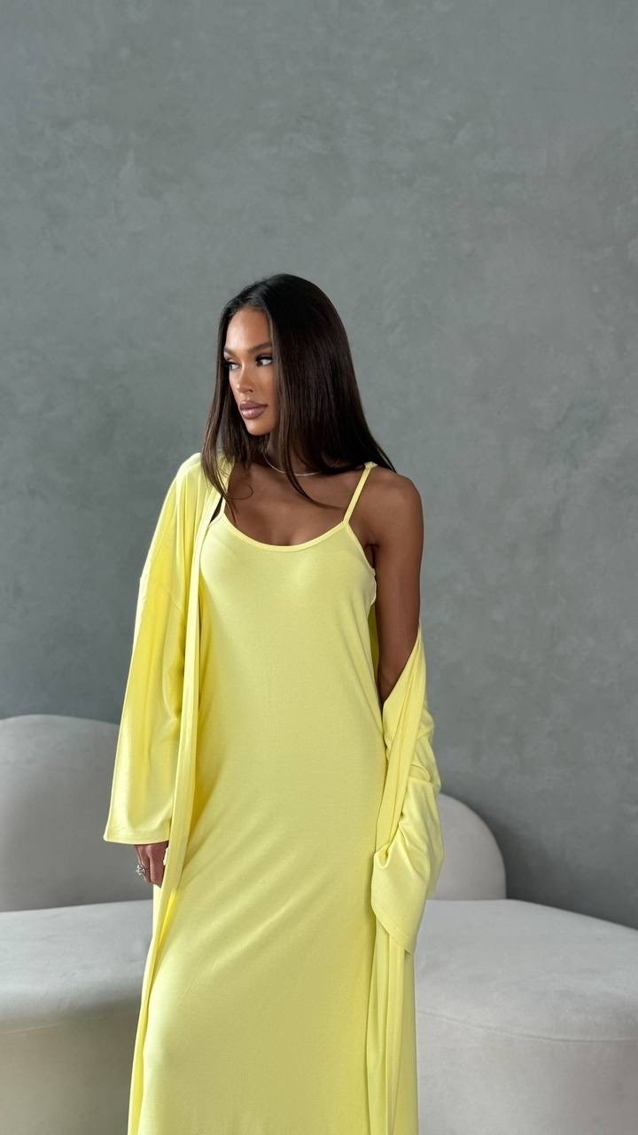 комплект платье и кардиган длинный оверсайз,платье с кардиганом (двойка) молочный,удлиненный кардиган,комплект платье с кардиганом,мусульманская платья