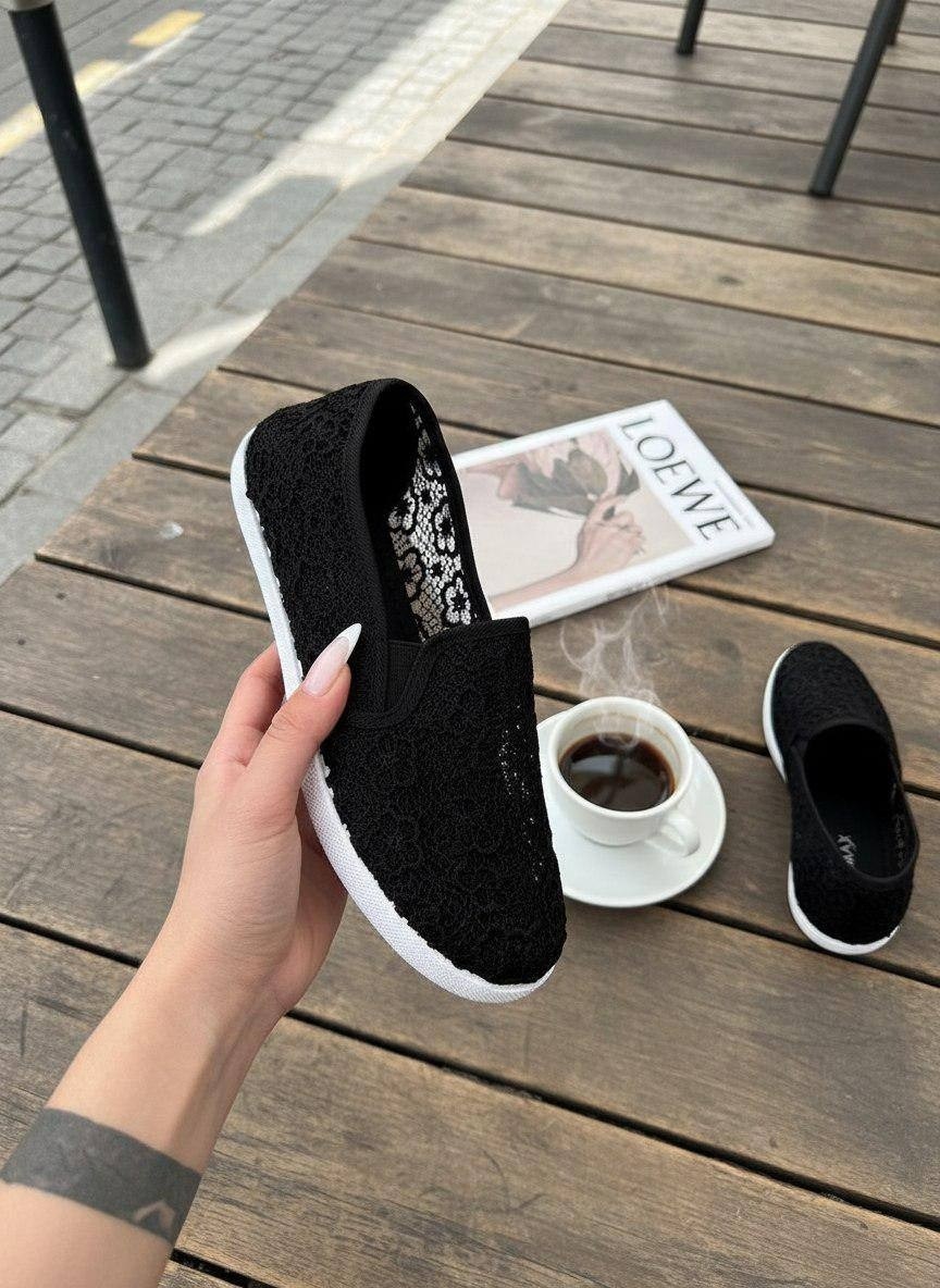 ,слипоны женские, женская, повседневные,слипоны сетка